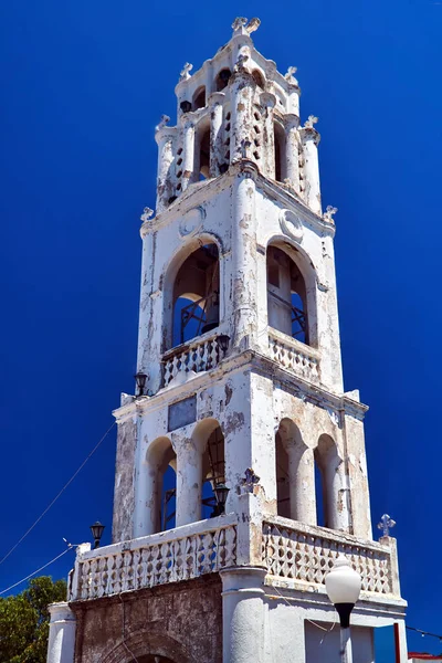 Bell Tower Orthodoxe Kerk Het Eiland Rhodess — Stockfoto