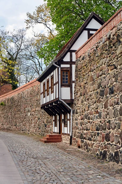 Middeleeuwse Vestingwerken Neuebrandemburg Duitsland — Stockfoto