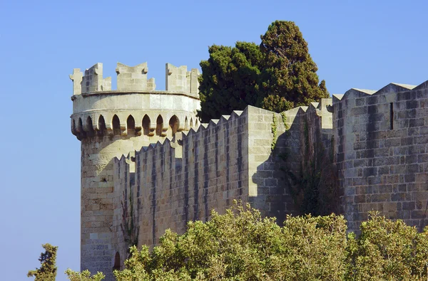 Bašta středověkého hradu — Stock fotografie