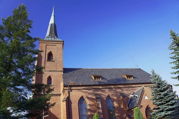 Iglesia parroquial gótica — Foto de Stock