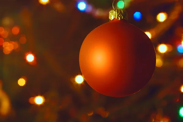 Christmas ornament and light — Stock Photo, Image