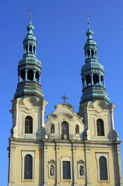 Torres barrocas de la iglesia — Foto de Stock