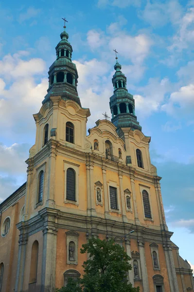 Turnuri bisericești baroce — Fotografie, imagine de stoc