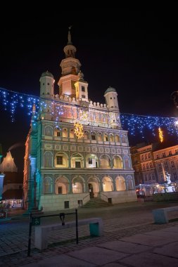 eski çarşı Meydanı'nda yılbaşı süsleri