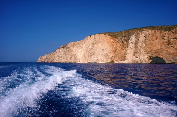 Acantilado de roca blanca — Foto de Stock