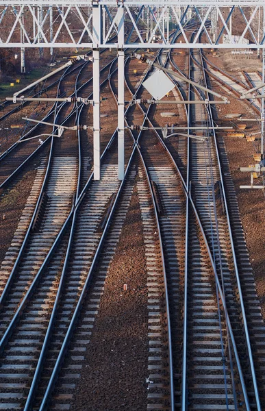 Järnvägen och byggandet av elektrisk traktion — Stockfoto