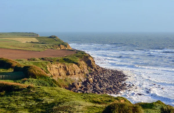 イギリス海峡の海岸線 — ストック写真
