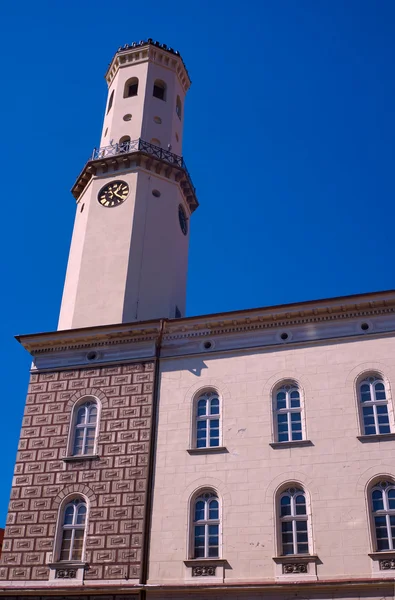 Stadhuis van toren klok ik — Stockfoto