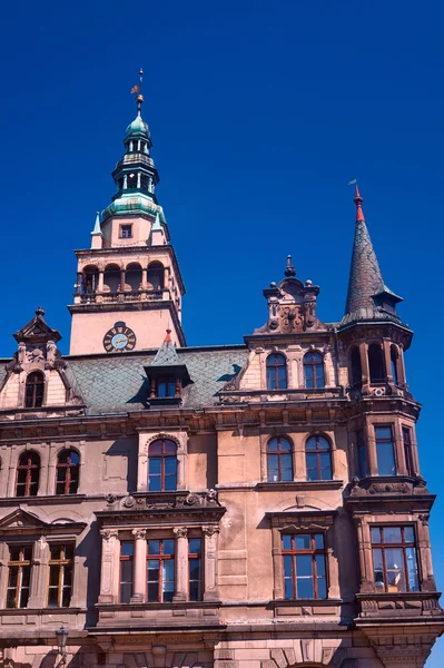 Rathaus mit Renaissance-Turm — Stockfoto