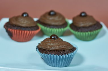 Tatlı kurabiye kek krem ve çikolata ile