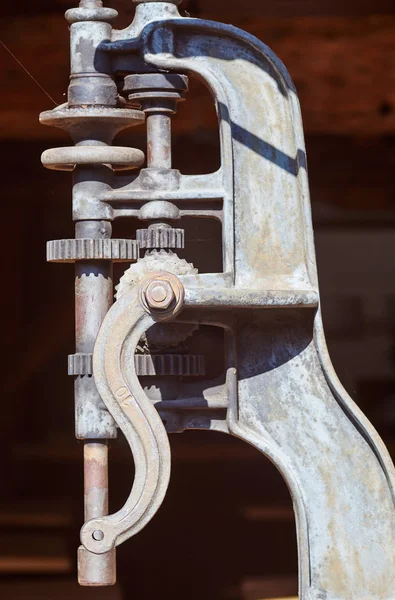 Gears old metal mechanism — Stock Photo, Image