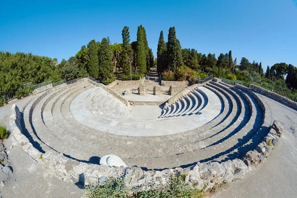 Ruinerna av den antika teatern i Kos — Stockfoto