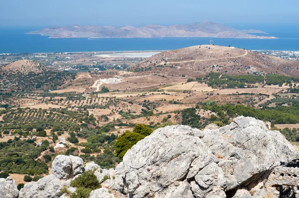 Wiejski krajobraz na wyspie Kos — Zdjęcie stockowe