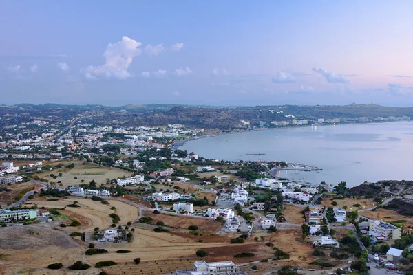 Fakiraki town on the island of Rhodes — Stock Photo, Image