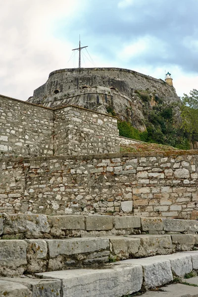 Palaio Frourio na cidade de Corfu — Fotografia de Stock