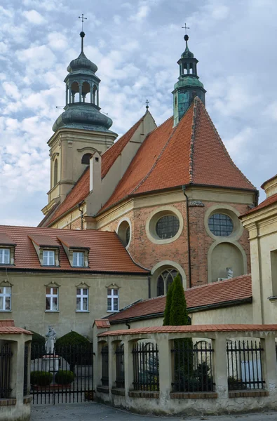 Monastery and church in the city Wschowa — Stock Photo, Image