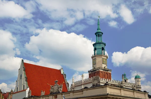 De toren van het renaissance stadhuis — Zdjęcie stockowe