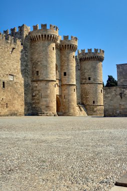 Kuleleri ve siperlerden Order of Rodos Şövalyeleri kale