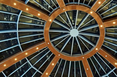 cam çatı gece gökyüzüne görüntülemek