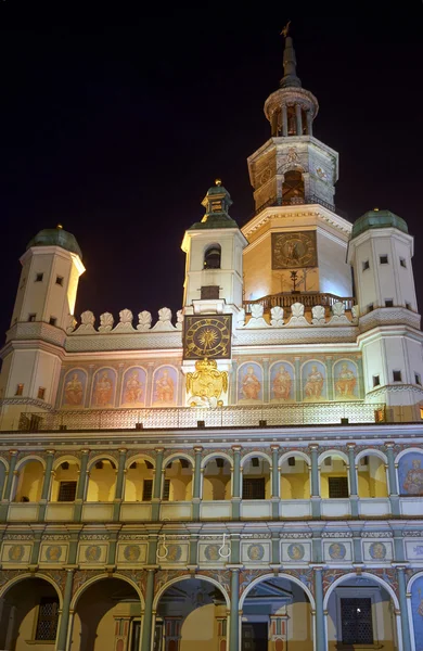 The facade of the Renaissance town hall — Stock Photo, Image