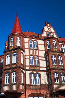 Klinker Art Nouveau binalar cephe üzerinde