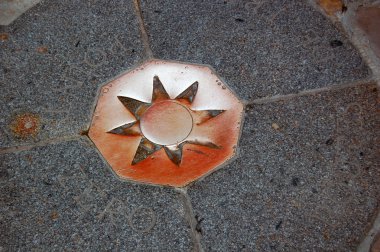 Sıfır noktasına yakın Notre dame Katedrali Paris noktası sıfır