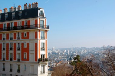 Panoramik Paris yüksek viev