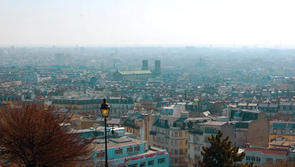 巴黎高 viev 的全景视图 — 图库照片