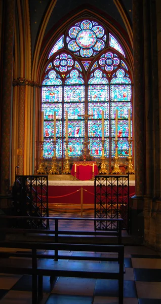 Senhora de notre de Paris — Fotografia de Stock