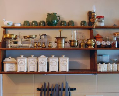 Vintage mutfak baharatlık