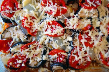 ızgara sebze taze keçi peyniri ile