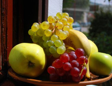 çeşitli sonbahar meyve