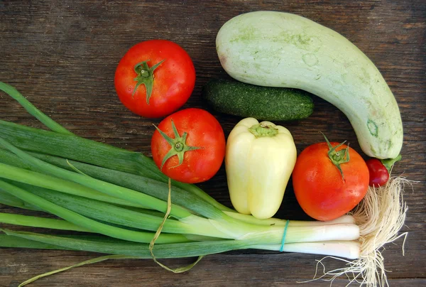 Closeup of fresh seasonal vegetables — Stock Photo, Image