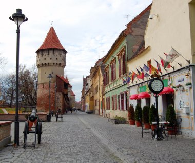 Hermannstadt, Romanya'da sokak görünümü