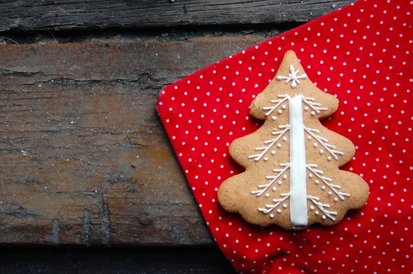 Lebkuchen auf Holztisch — Stockfoto