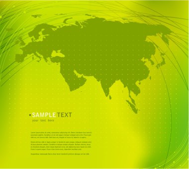 Arka plan Eurasia harita ile