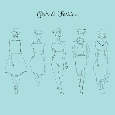 Güzel moda kızlar dizi