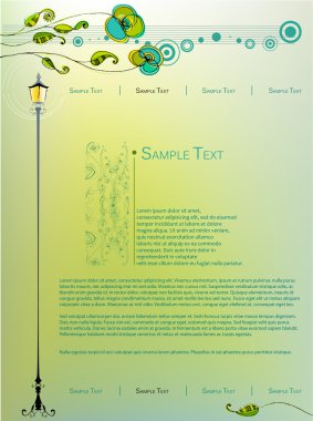 Modern Web sitesi şablonu