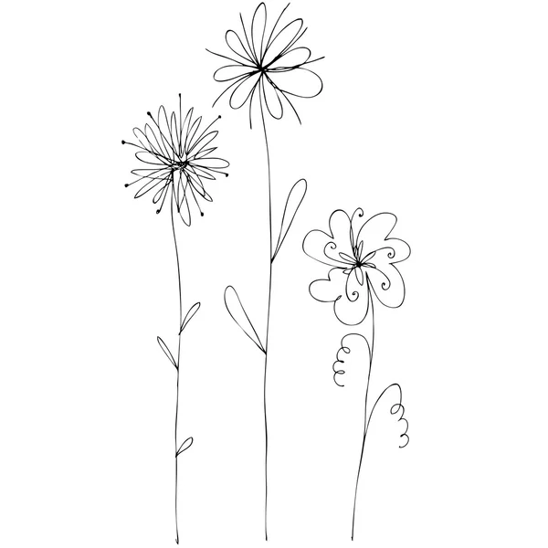 かわいい花 — ストックベクタ