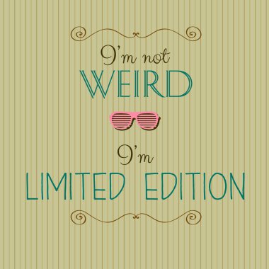 Vintage tipografik arka plan