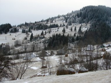 Kış kırsal arazisi