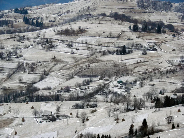 Winter rural landscape — Stock Photo, Image