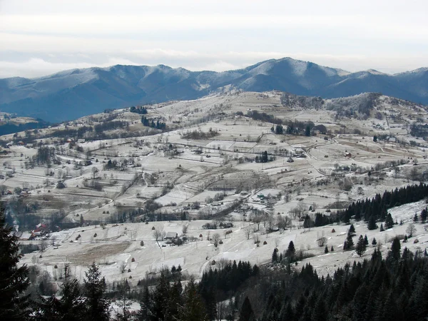 Winter bergen landschap — Stockfoto