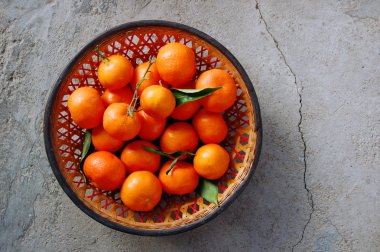 Tatlı taze clementines
