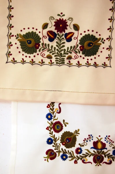 Traditional Hungarian embroidery — Stock Photo, Image