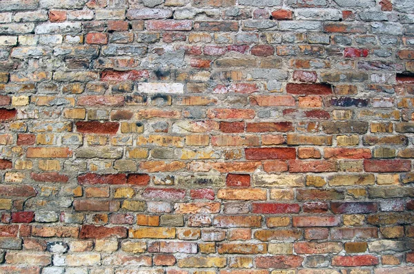 Detail der Ziegelmauer — Stockfoto
