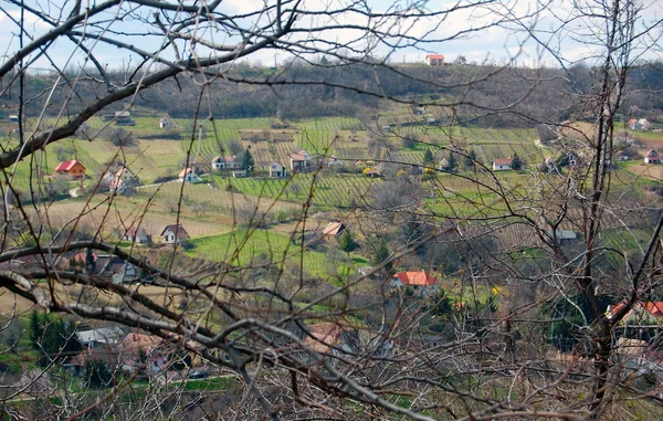 Paesaggio paesaggistico rurale — Foto Stock