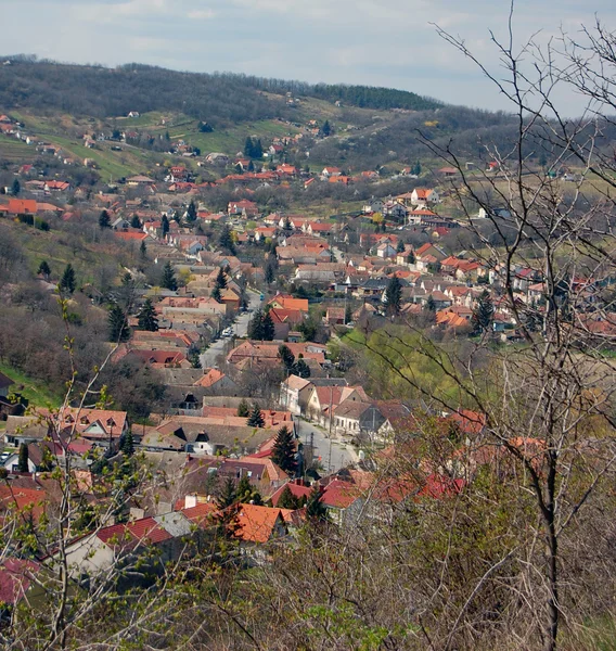 Městské scény napříč Zastavěná plocha — Stock fotografie