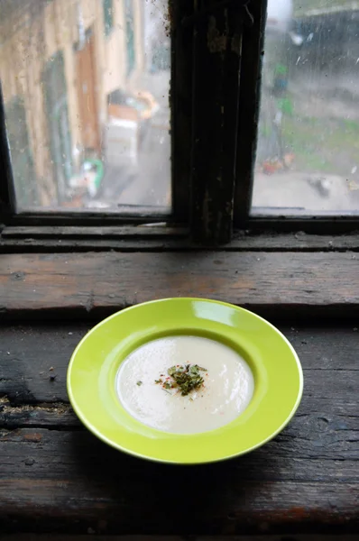 Sopa de crema de apio — Foto de Stock