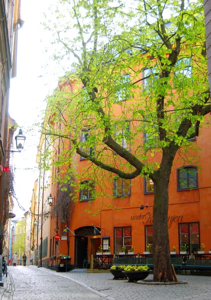 Vista de la calle de Estocolmo — Foto de Stock